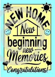 Congratulations On Your New Home A5 Card - New Home House Love Keepsake - Picture 1 of 4