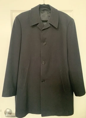 Cardinal of Canada Men's Loro Piana 100% Wool Overcoat - Image 1 of 4
