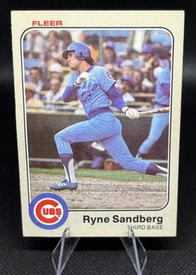 Fleer 1983 - Ryne Sandberg #507 (RC) HOF Chicago Cubs Foto 1 de 2