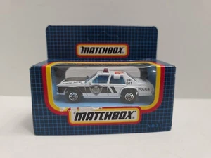 International Matchbox Ford LTD Police MB-51 Unpunched Blue Window Box - Bild 1 von 7