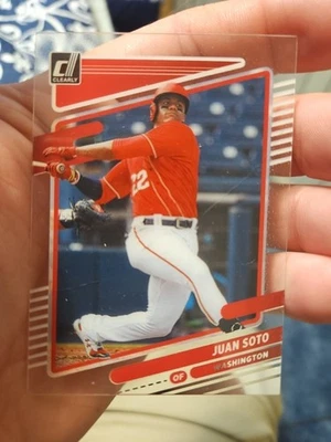 Panini Chronicles #5 2021 Juan Soto Clearly Donruss Foto 1 de 3