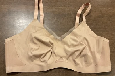 Sujetador cruzado para mujer Honeylove sin aros arena talla 3X sin almohadillas Foto 1 de 4