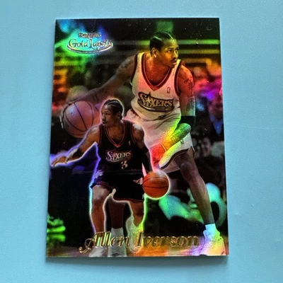 ‘99-‘00 Topps Gold Label Class 2 Allen Iverson #21 - Philadelphia 76ers HOFer - Image 1 of 4