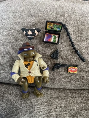 Vintage 1990 TMNT Ninja Turtles Undercover Don. MIT ZUBEHÖR! - Bild 1 von 4