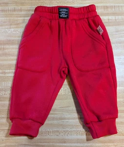 Pantalón de chándal Shein bebé niño talla 6-9 meses 100% poliéster cintura elástica rojo - Imagen 1 de 1
