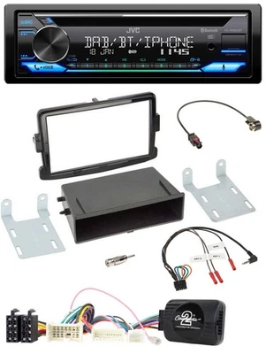 JVC Bluetooth Lenkrad USB DAB CD Autoradio für Dacia Duster Dokker Logan ab 12 p - Bild 1 von 4