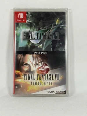 Nintendo Switch Final Fantasy VII & VIII Remastered Twin Pack Rare Variant New - Image 1 of 2