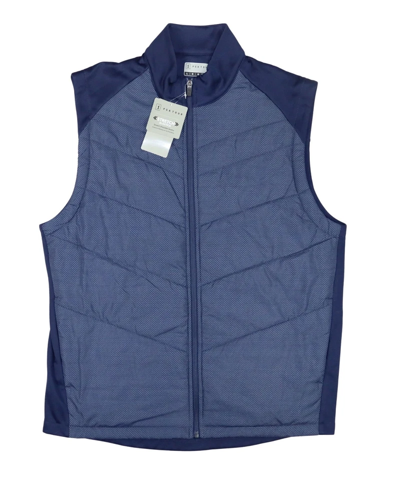 PGA Tour Golf Vest Full-Zip Thermal Stretch Fleece Lining NWT Pick Size/Color - Image 1 of 1