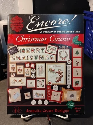 Encore Christmas Counts 8103 Jeanette Crews Designs Cross Stitch 150 Designs - Image 1 of 2