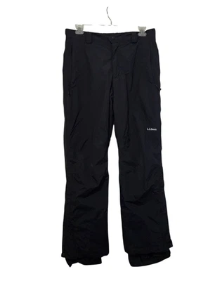 Pantalones de nieve LL Bean impermeables aislados negros 0 GFY9 para hombre talla M Foto 1 de 4