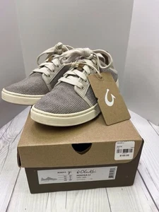 OLUKAI Pehuea Li Shoes Comfort Knit Slip On Lace Up Sneakers Women's Size 7.5 US - Picture 1 of 7