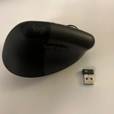 Logitech LIFT Vertical Wireless Ergonomic Mouse - Graphite - 910-006466 - Image 1 of 3
