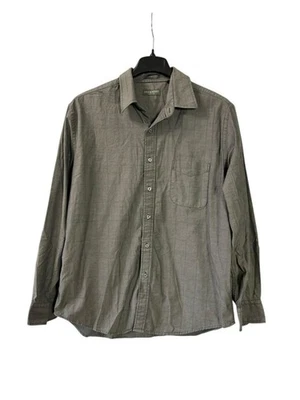 Lyle & Scott Scotland Mens Gray Shirt Button Front Combed Cotton Long Sleeve XL - Image 1 of 4