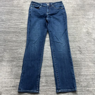 NYDJ Jeans Size 6 Womens Sheri Slim Stretch Mid Rise Medium Wash Blue Denim - Image 1 of 4