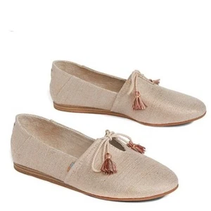 TOMS Kelli Rose Gold Metallic Flats Women’s Size 12 - Picture 1 of 8