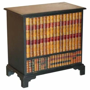 THE HIDDEN TV COMPANY FAUX BOOK FRONT TELEVISION CUPBOARD STAND MEDIA UNIT - Picture 1 of 12