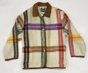 The Limited Wool Coat Jacket Women’s M Medium Plaid Fall Winter NWT ($148) - Picture 1 of 24