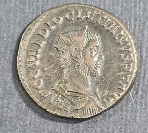 Roman Coin, Diocletian, 284-305, Billon Antoninianus, Sear No 12710 RIC229-91 - Picture 1 of 6