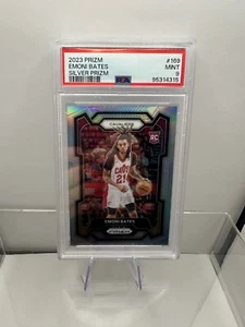 2023-24 Prizm Emoni Bates Silver Prizm Rookie Card RC #169 PSA 9 Cavaliers - Picture 1 of 1