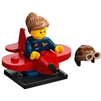 LEGO CMF Serie 21 col21-9 Avión Niña Foto 1 de 2