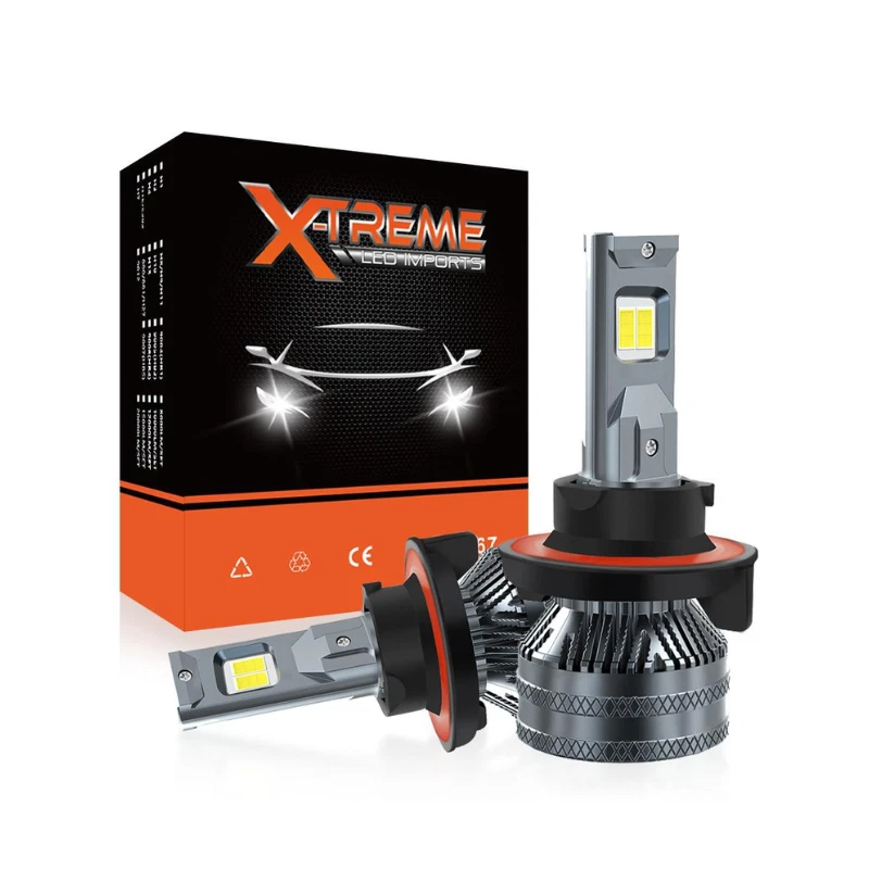 H1 H3 H4 H7 H11 H13 5202 9004 9005 9006 9007 XTreme LED Headlights Bulbs 28000LM - Image 1 of 1