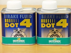 36,00€/l Motorex  Brake Fluid DOT 4  2 x 250 ml f. Bikes Quads Bremsflüssigkeit  - Picture 1 of 1