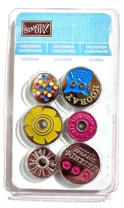 Owl Friends Stampin Up Designer Hardware Brads Scrapbooking - Picture 1 of 1