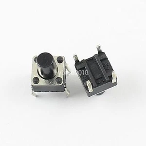 50Pcs Momentary Tactile Tact Push Button Switch 4 Pin DIP 6x6x8mm High 8mm - Picture 1 of 5