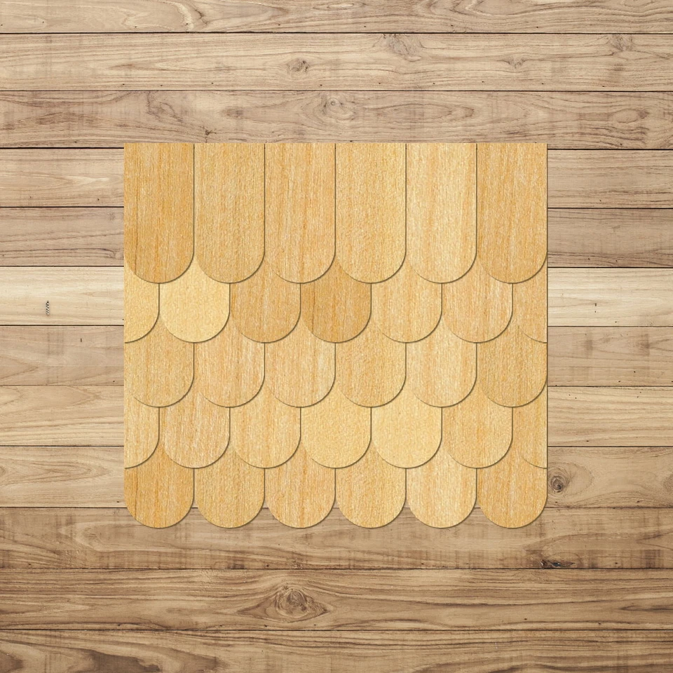 Furnier Schindeln Holzschindeln Biberschwanz Kirsche - Bild 1 von 1