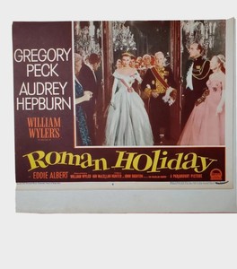  Origenal Movie Posters   ROMAN HOLIDAY 1953 USA, Lobby card 11"×14"in