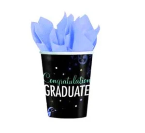 Graduation 9oz Hot/Cold Cups 18Ct - Picture 1 of 3