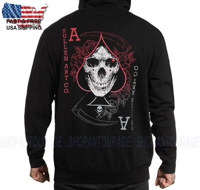 Sullen Art Collective Dibujo Muerto SCM5880 Nuevo Pullover Sudadera con Capucha para Hombre Foto 1 de 4