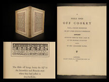 1882 Noble Book of Cookery Royal English Recipes Food Kitchen Cooking in c1467