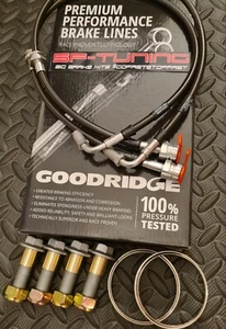 Brembo 17Z 18Z adapter Golf Mk5 Mk6 Mk7 leon A3 TT braided Brake lines disc ring - Afbeelding 1 van 12