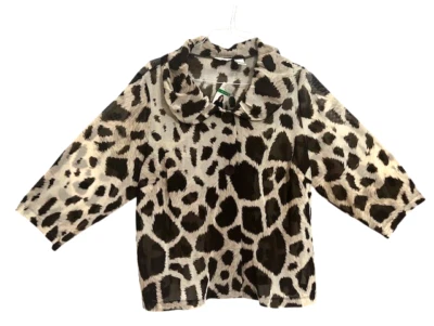 Laura Ashley Womens Blouse 2X Summer Safari **NWT** - Image 1 of 4