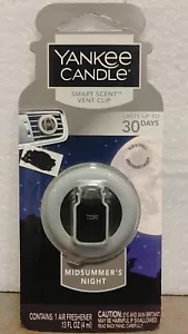NEW Yankee Candle "Midsummer's Night" Smart Scent Vent Clip - Picture 1 of 2