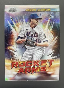 2022 Topps Cosmic Chrome Rocket Arms Jacob deGrom #RA-2 - Picture 1 of 2