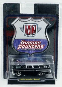 M2 Machines 1957 Chevrolet Nomad Ground Pounders - 81161 10-15 NRFP 2010 Nero - Foto 1 di 4