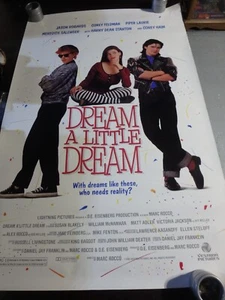 "DREAM A LITTLE DREAM" COREY FELDMAN 1989 ORIGINAL ONE SHEET POSTER  ! - Picture 1 of 4