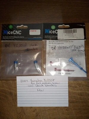 Tornillo de mezcla de combustible de aire Yamaha YZ450F YZ250F 2004-2009 Keihin FCR Carb  Foto 1 de 3