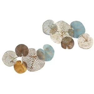 Madsion Park Wall Art Living Room Décor - Lenzie Metal Abstract Coastal Decor... - Picture 1 of 6