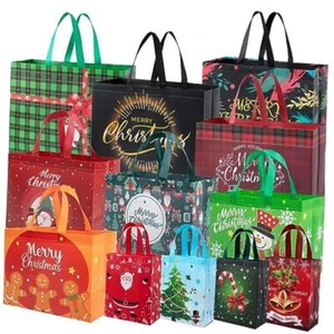 20Pcs Christmas Gift Bags, Assorted Sizes Gift Bags Reusable Extra Large - Picture 1 of 7