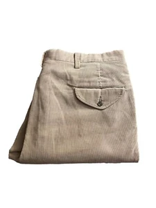 Pantaloni chino vintage anni 60 LL Bean in velluto a coste marrone etichetta scritta 38x28 - Foto 1 di 19