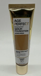 L'Oreal Age Radiant Serum Foundation Sunscreen SPF 50 #90 Caramel Beige 4/2024 - Picture 1 of 4