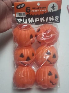 Renzi 6 Halloween Fiesta Pack Calabazas #550 Pequeño Jack O Linterna Moldes Sopladores - Imagen 1 de 5