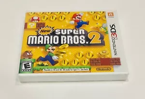 New Super Mario Bros 2 Nintendo 3DS NEW SEALED 1st Print Original White Case - Picture 1 of 6