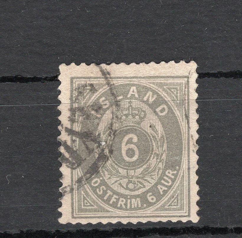 ICELAND, YV # 6 A, USED - Image 1 of 1