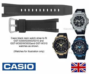 GST-S300 CASIO Watch Strap Band for GST-S310, GST-W300,GST-W310 10546899 GENUINE - Picture 1 of 5