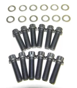 Kit de pernos colector de admisión Chevy bloque pequeño 12 piezas bl Ox 170K PSI extra largo NUEVO - Imagen 1 de 2