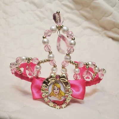 Disfraz Disney Princesa Aurora Bella Durmiente Niños Diadema Tiara OS Foto 1 de 4